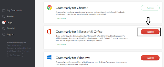 grammarly add-in for microsoft® office mac